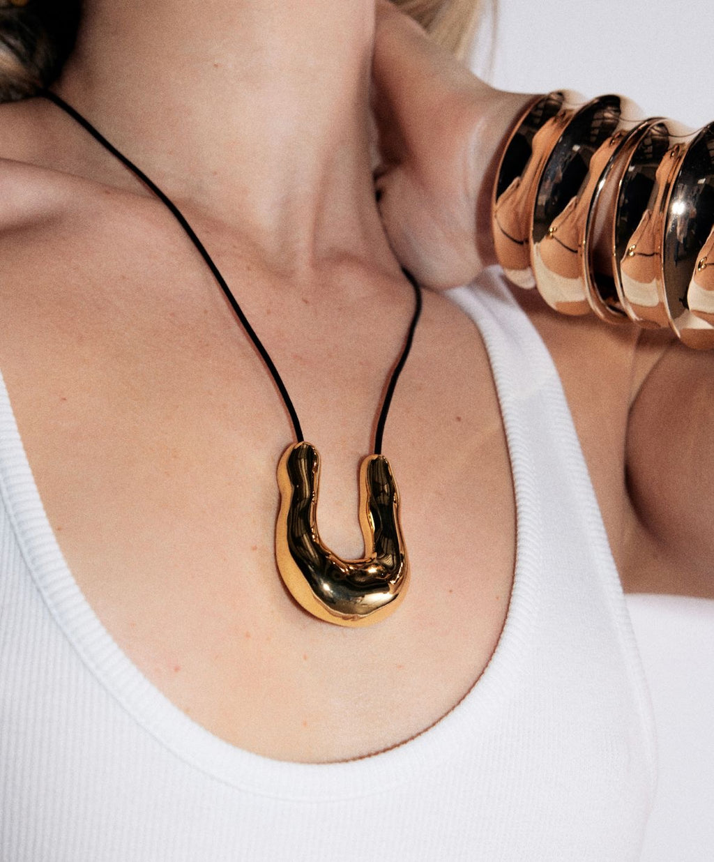 Collar Horseshoe Gold